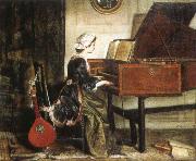 charles burney the harpsichordist china oil painting reproduction